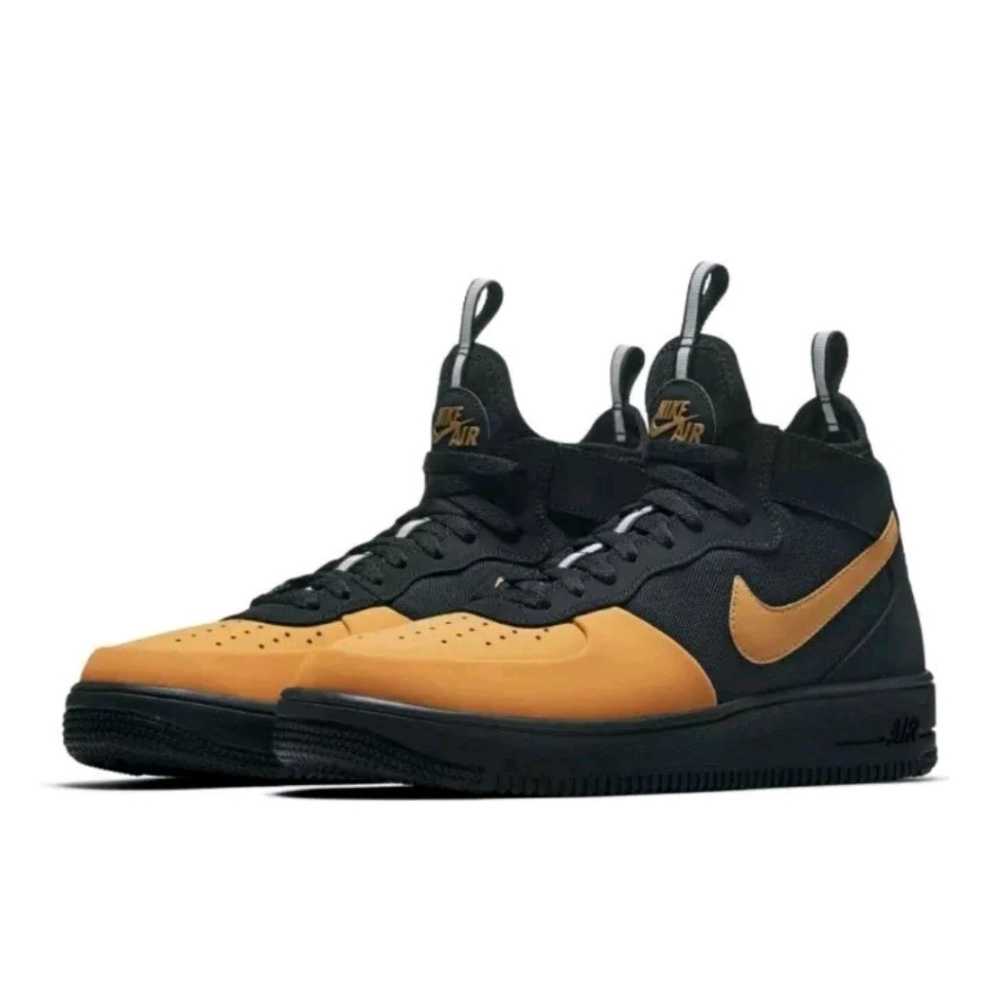 NIKE AF1 ULTRAFORCE MID TECH BLACK / GOLD